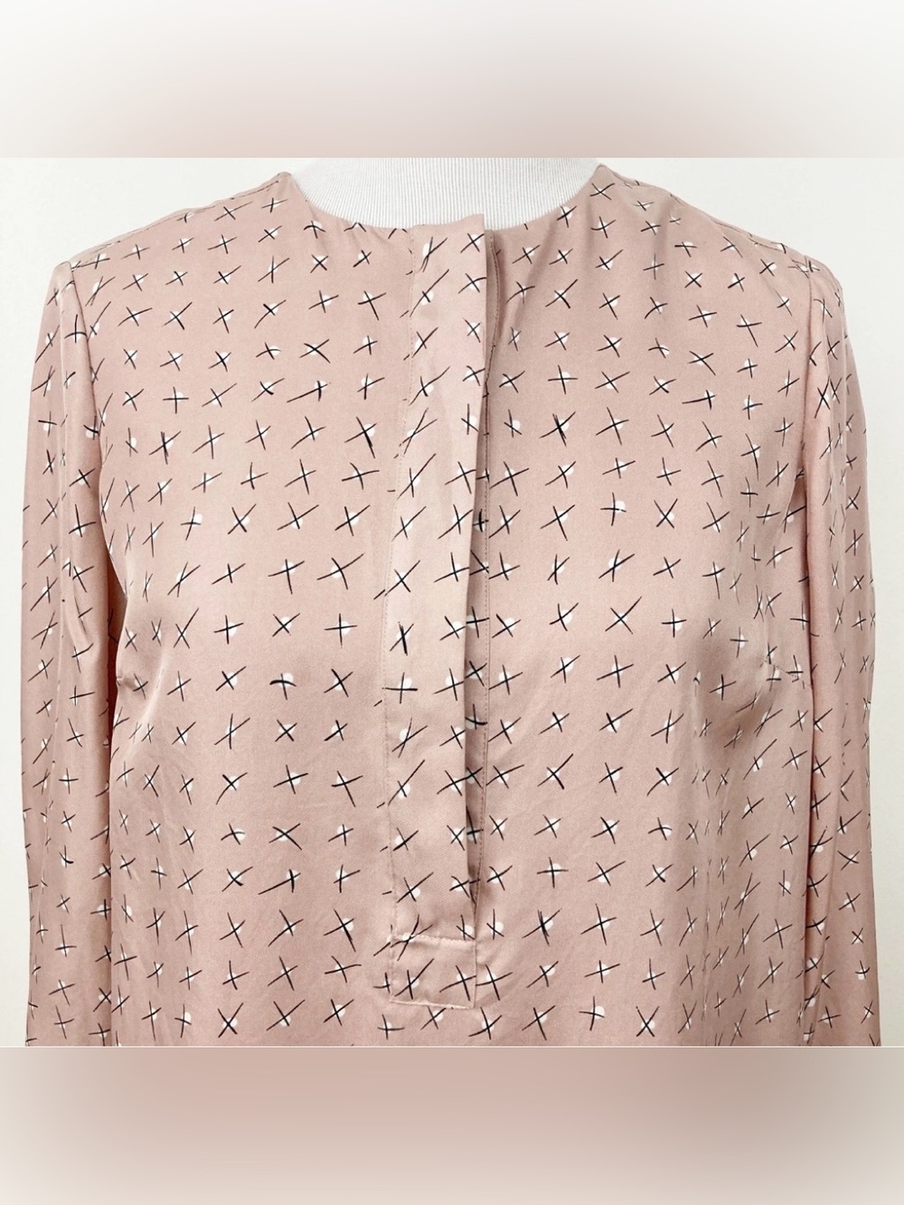 LK Bennett Lois Silk Tunic Top